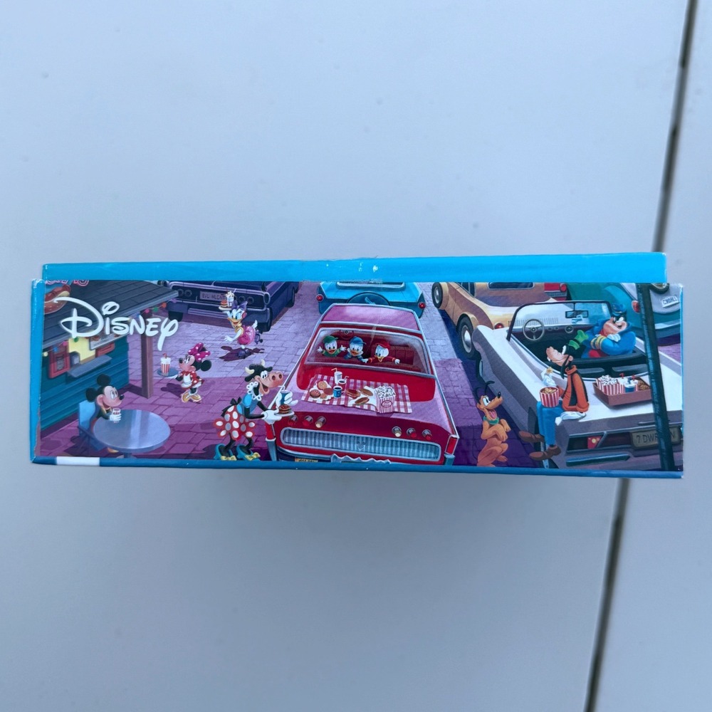 Disney Drive-In Snow White Jigsaw Puzzle 1000 Piece Ceaco Mickey Minnie Sealed - Picture 6 of 9
